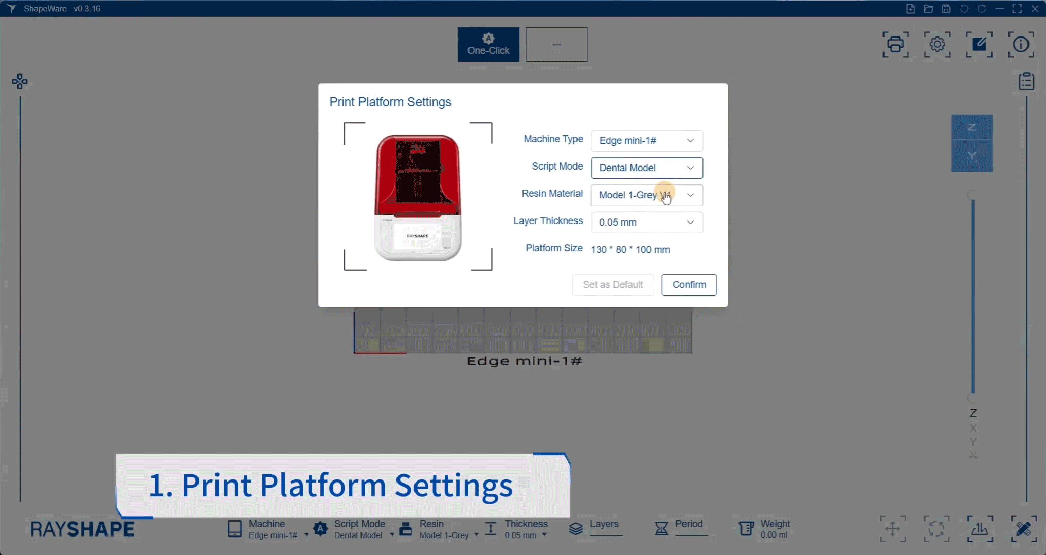 Стоматологическая модель в один клик