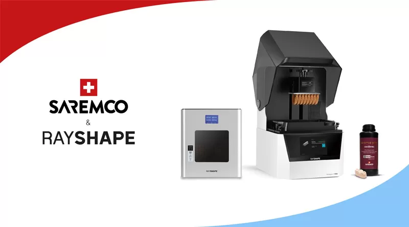 RAYSHAPE printer and saremco print CROWNTEC<ALIMT >™</ALIMT> are now compatible! RAYSHAPE printer and saremco print CROWNTEC<ALIMT >™</ALIMT> are now compatible!